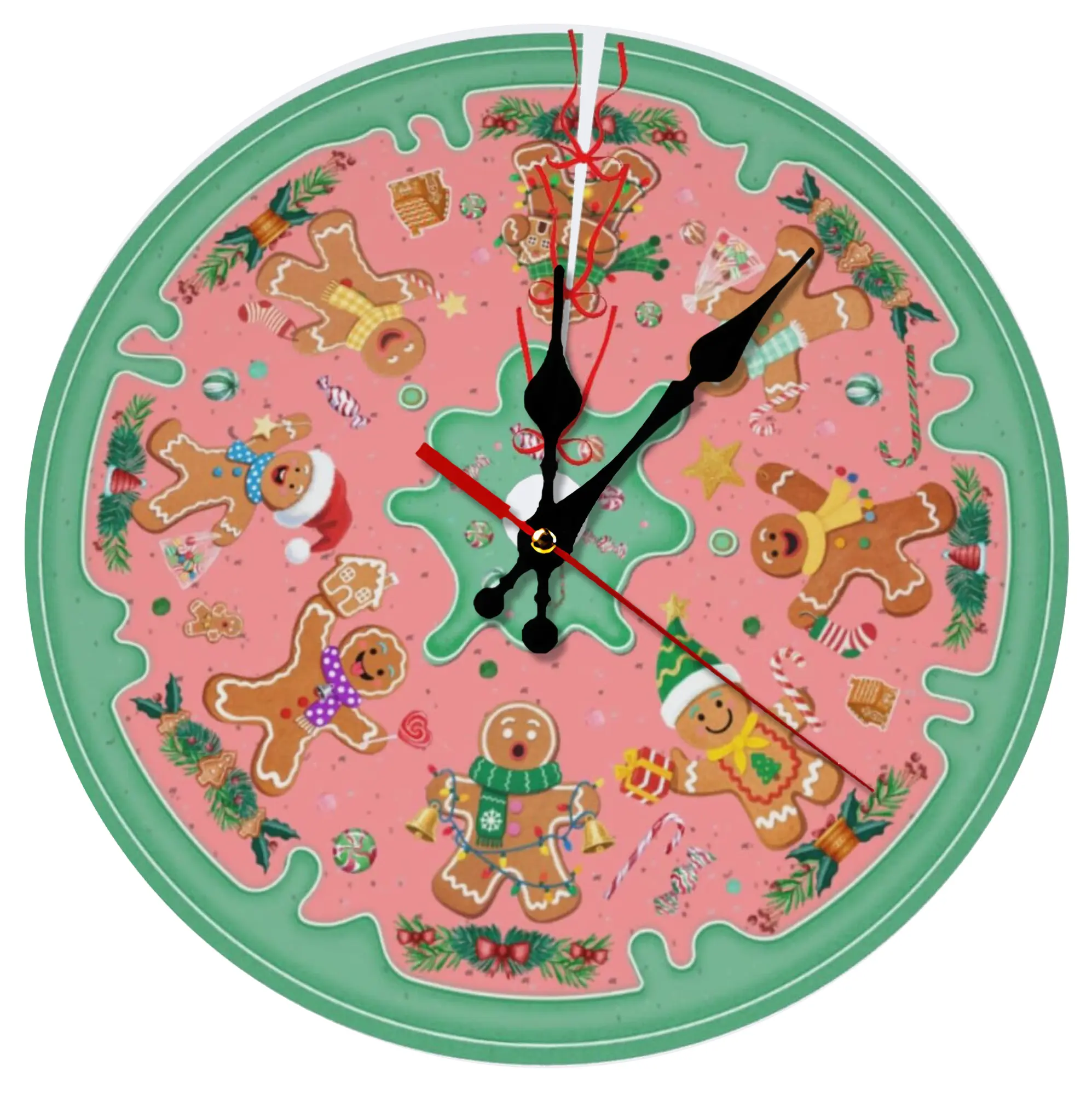 Silent Round Wall Clock – Modern & Stylish DIY Design, Durable Wood Construction, Easy To Install – Perfect For Office, Bedroom, Living Room, And More